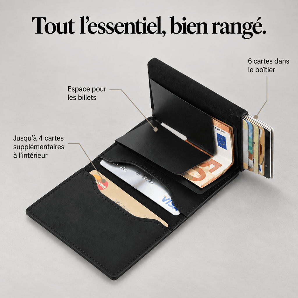 Portefeuille Montel ONE Anti-RFID & Compact