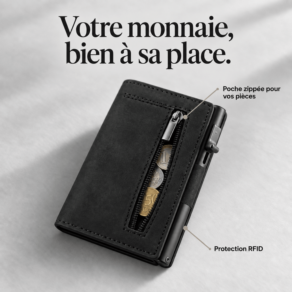 Portefeuille Montel ONE Anti-RFID & Compact